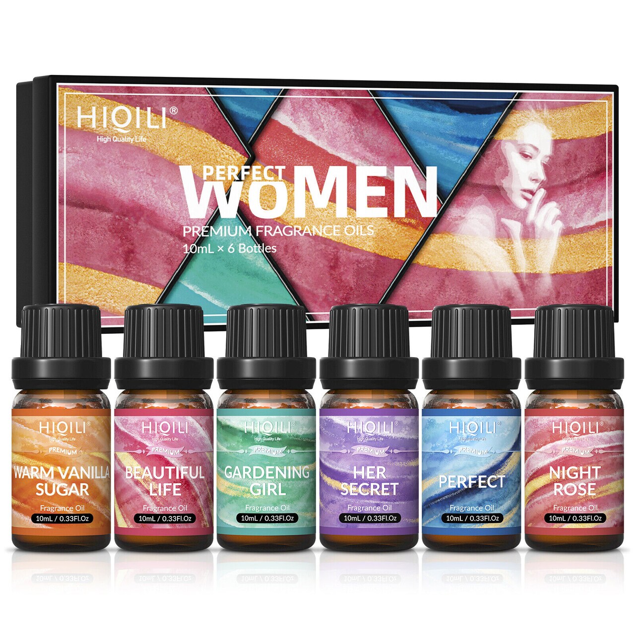 Women's Aromatherapy Fragrance Oil Set for Candle, and Soap Making